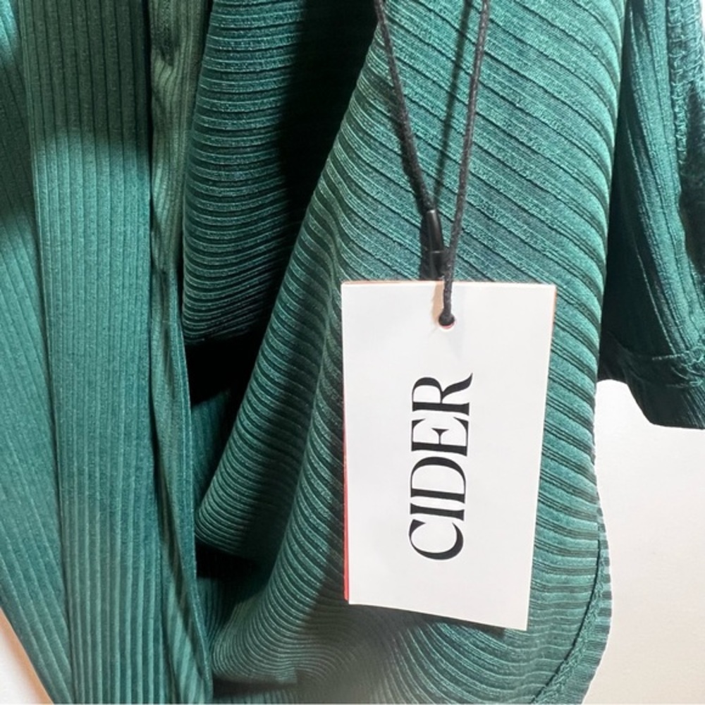 NWT Cider Button Front Ribbed Maxi Dress - Picture 6 of 9
